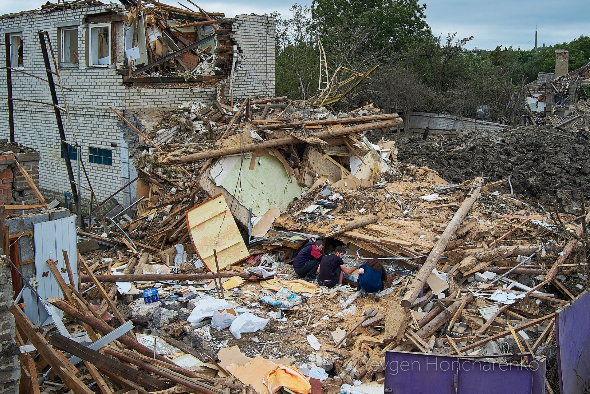 Наслідки ракетного удару по Краматорську 14 червня 2023