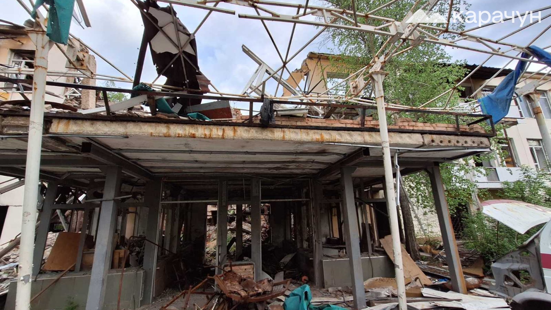 На Слов'янському курорті знищені всі санаторії