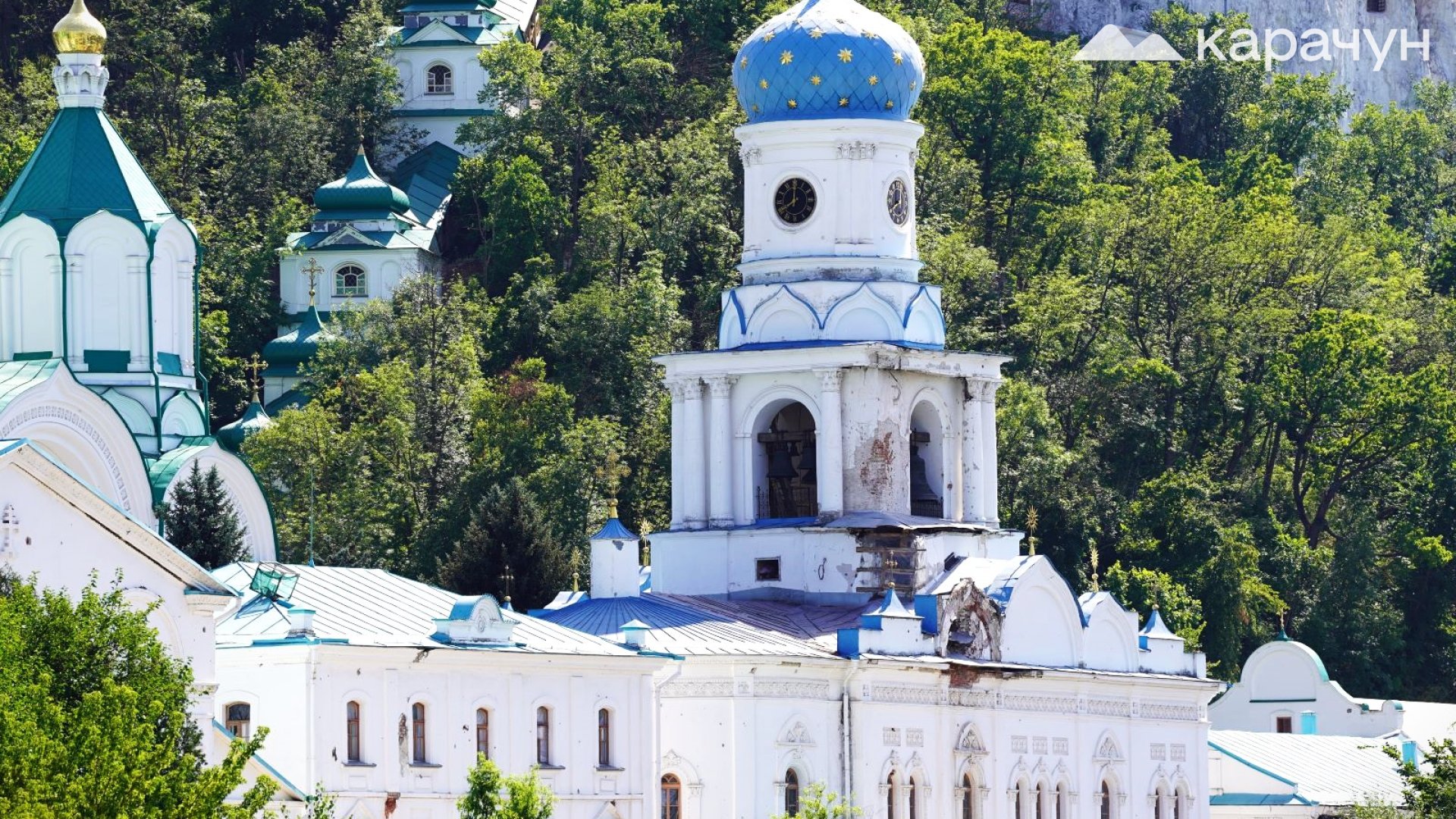 Святогірська лавра на березі Сіверського Донця