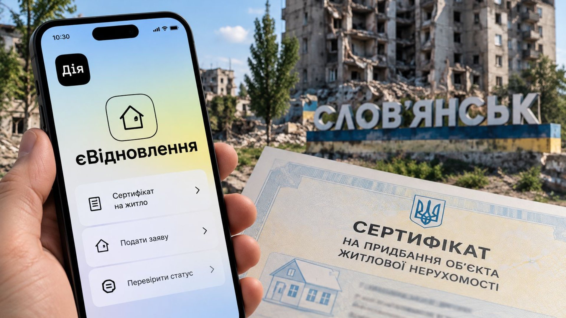 Компенсація за знищене майно жителів Донеччини: сертифікатів більше, ніж грошей
