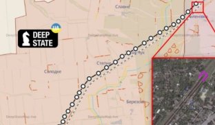 Російські війська побудували на окупованій частині Донеччини 30-кілометровий бар’єр Російські війська зібрали понад 2100 вантажних вагонів у потяг