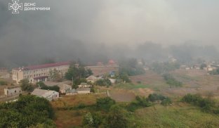 Пожежа під Святогірськом