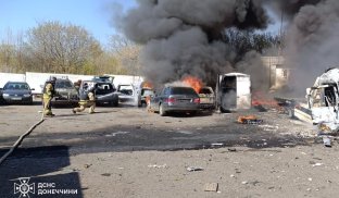 Наслідки масованого обстрілу Слов’янська: ФОТО