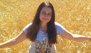 Військова кореспондентка українського іномовлення Анастасія Волкова. У Слов'янську загинула журналістка
