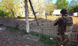 Наслідки російського удару по Слов'янську 15 квітня 2024 року