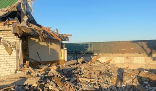 Зруйновані будівлі агропідприємтсва у Слов'янську Росіяни обстріляли Слов'янськ