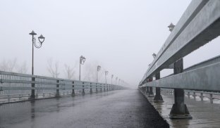 Міст у Святогірську через Сіверський Донець Коли відкриють міст у Святогірську