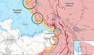 Росіяни пордовжують просуватися на межі Луганської та Донецької областей - ISW
