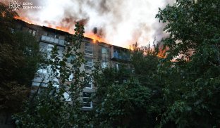 Пожежа у Краматорську: подробиці від рятувальників Пожежа у Краматорську: подробиці від рятувальників