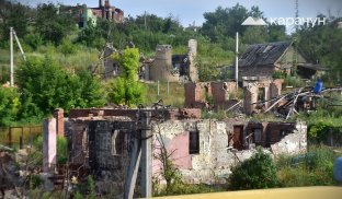 Зруйновані будинки та дачі у Богородичному