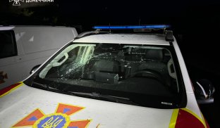 Пошкоджена пожежна техніка у Селидовому Росіяни атакували пожежну станцію у Селидово