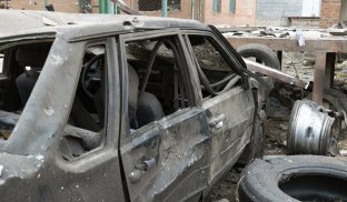 Обстріл Слов’янська 15 листопада: фото з місця подій Обстріл Слов’янська 15 листопада: фото з місця подій