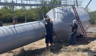 У Билбасівці встановлюють нову водонапірну вежу