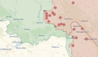 Так виглядає лінія зіткнення в районі Лиману Росіяни продовжують наступати в бік Лиману
