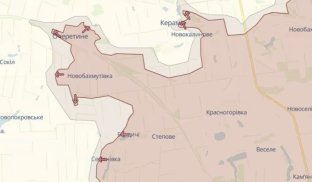 Карта лінії зіткнення Російська армія здобуває перевагу на фронті