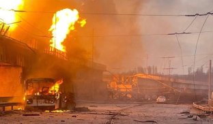 ДніпроГЕС у Запоріжжі На гідроелектростанції триває пожежа