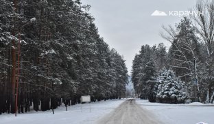 Сніг у Святогірську