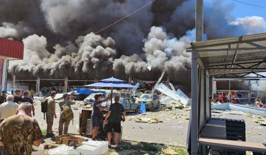 Зеленський опублікував відео з місця обстрілу у Костянтинівці