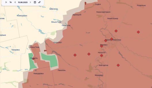 Росіяни просунулися у Донецькій області біля адмінкордонів із сусідніми регіонами — DeepState Росіяни просунулися у Донецькій області біля адмінкордонів із сусідніми регіонами — DeepState