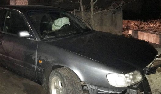 В Краматорске пьяный водитель пытался скрыться от полиции, но попал в ДТП