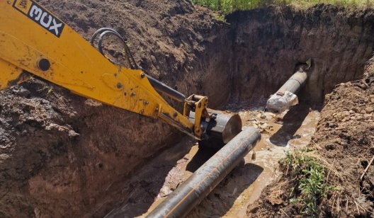 Підземну трубу під Богородичним очистили від води