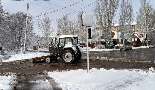 У Слов'янську випав перший сніг