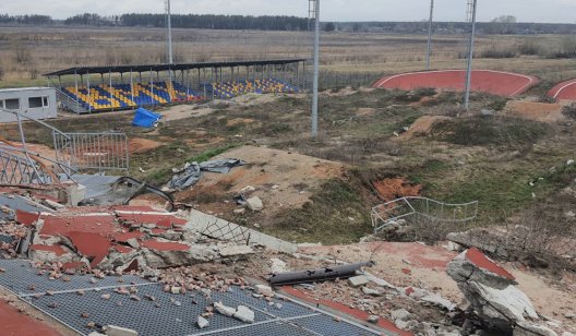 Шрами війни: як російські загарбники понівечили спортивні споруди Лиману