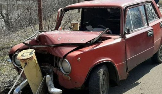 В Донецкой области авто вылетело в кювет и ударилось о столб: погиб пассажир, травмирован ребенок
