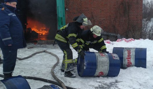 Вчерашний пожар в Славянске: кто-то заметает следы?