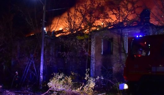 Вчерашний пожар в Славянске: официальная информация