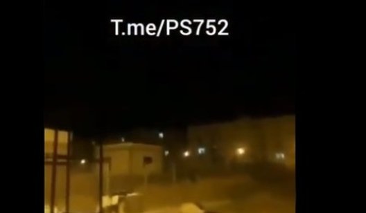Опубликовано видео возможного ракетного удара по украинскому Боингу в Иране