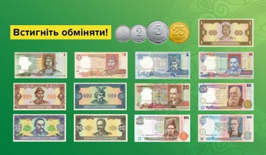 В українців залишився місяць, щоб обміняти дрібні монети та банкноти
