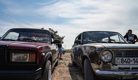 В Краматорске прошли автомобильные соревнования Time Attack