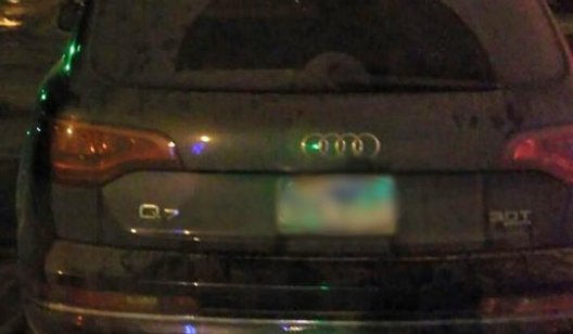 Пьяный водитель AUDI уснул за рулем в Краматорске