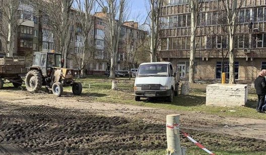 В Славянске началась реконструкция бульвара Пушкина