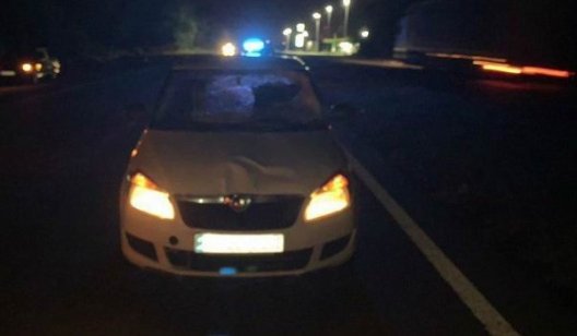 На въезде в Славянск автомобиль сбил пешехода