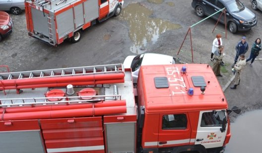 Пожар в центре Славянска: что произошло?