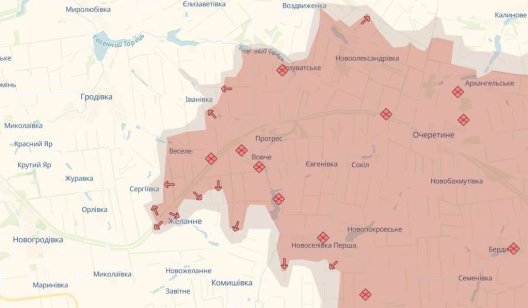 Ворог наче зірвався з ланцюга — аналітики про ситуацію на покровському напрямку: карта