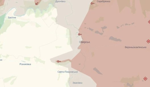 DeepState: Ворог окупував Серебрянку та просунувся в Сіверську і Переїзному на Донеччині