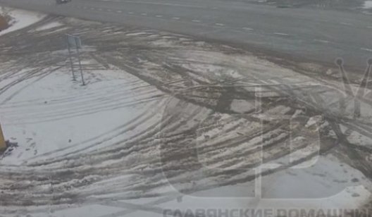 Видео момента ДТП под Славянском