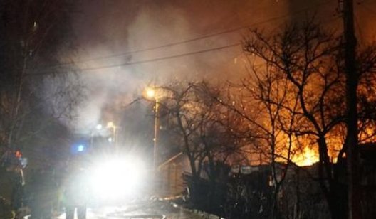 В Славянском районе произошел пожар. Есть пострадавший