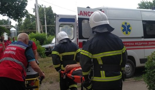 Славянск: ликвидирован пожар на станции скорой помощи.Такая легенда