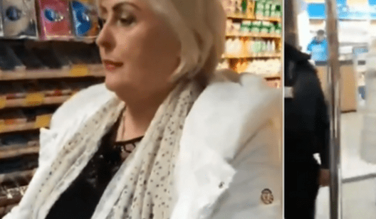 Нелю Штепу «поймали» в киевском супермаркете. Видео
