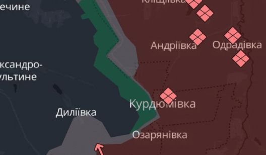 DeepState зафіксував просування військ РФ біля кількох населених пунктів Донеччини DeepState зафіксував просування військ РФ біля кількох населених пунктів Донеччини