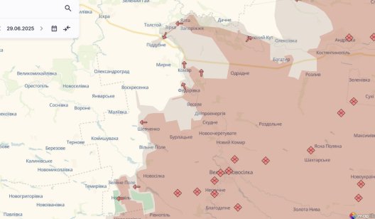 Росіяни просунулися одразу біля шести населених пунктів у Донецькій області — DeepState Росіяни просунулися одразу біля шести населених пунктів у Донецькій області — DeepState