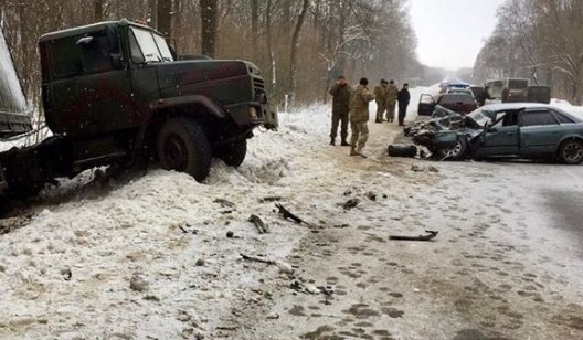 Жуткое ДТП возле Славянска