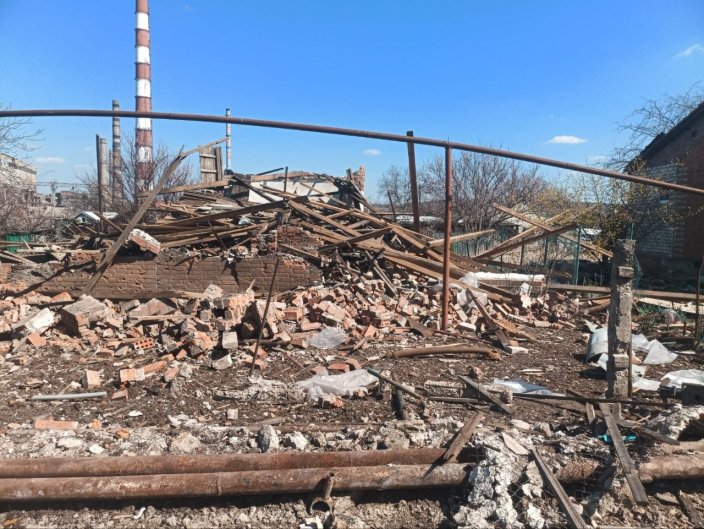 Миколаївка після обстрілів.